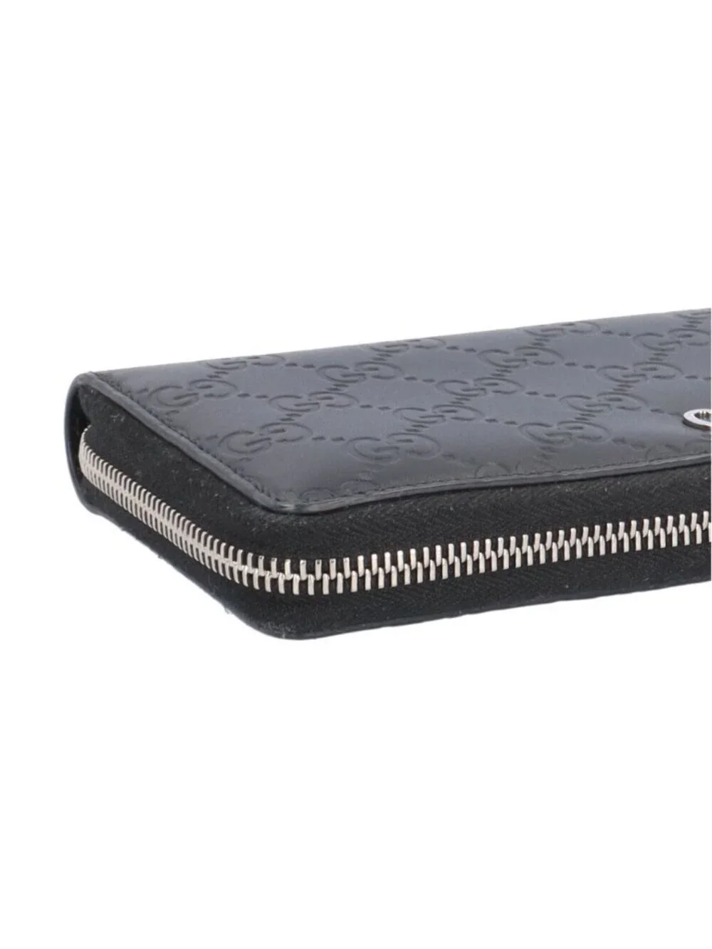 ★SOLD★ Guccissima Wallet Leather Wallets Black - Picture 7 of 10